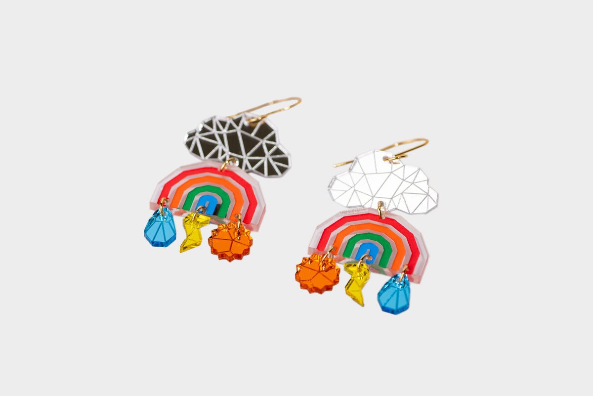 Any Weather Rainbow Statement Earrings